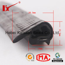 Tira do selo do PVC da proteção da afiação da folha de metal da canaleta de U